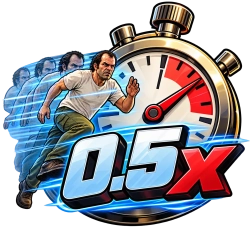 0.5x Timer Speed